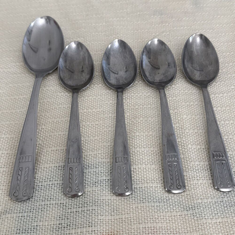 Providence Elegance Spoon Lot Stainless Flatware 5 Piece
